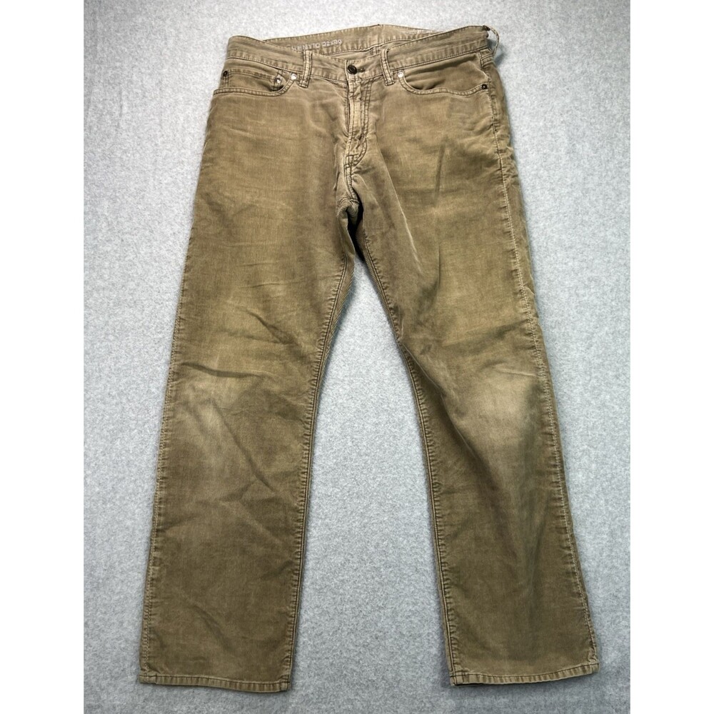 Vintage GAP Mens Corduroy Pants 32x30 (33x29) Teak Beige Straight Leg Gorpcore